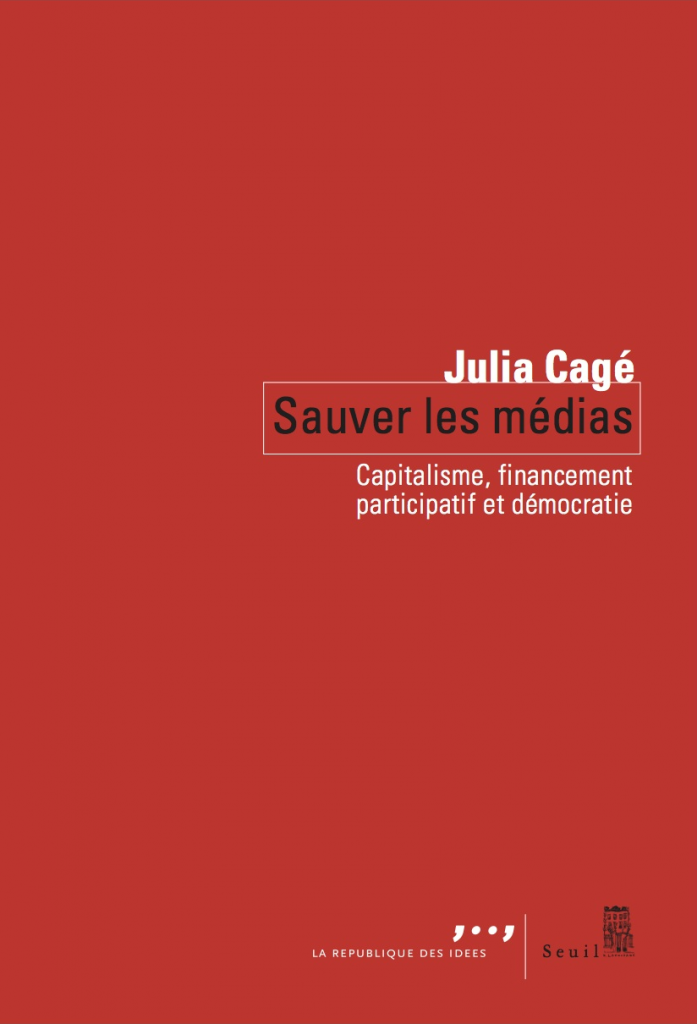 Sauver les médias, couverture du livre