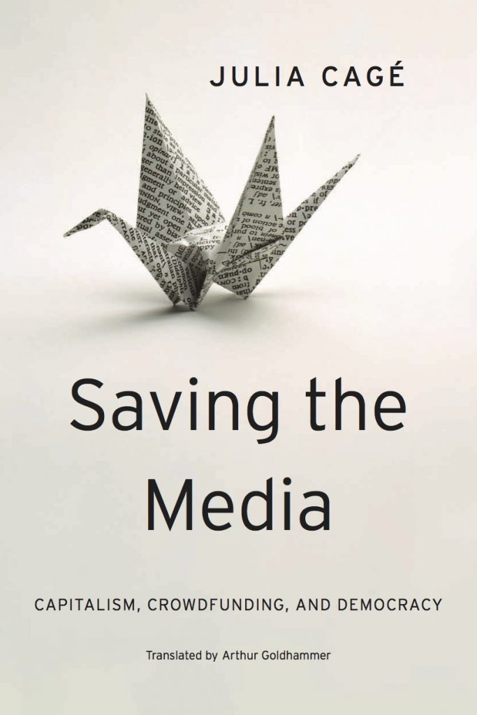 Saving the medias book cover